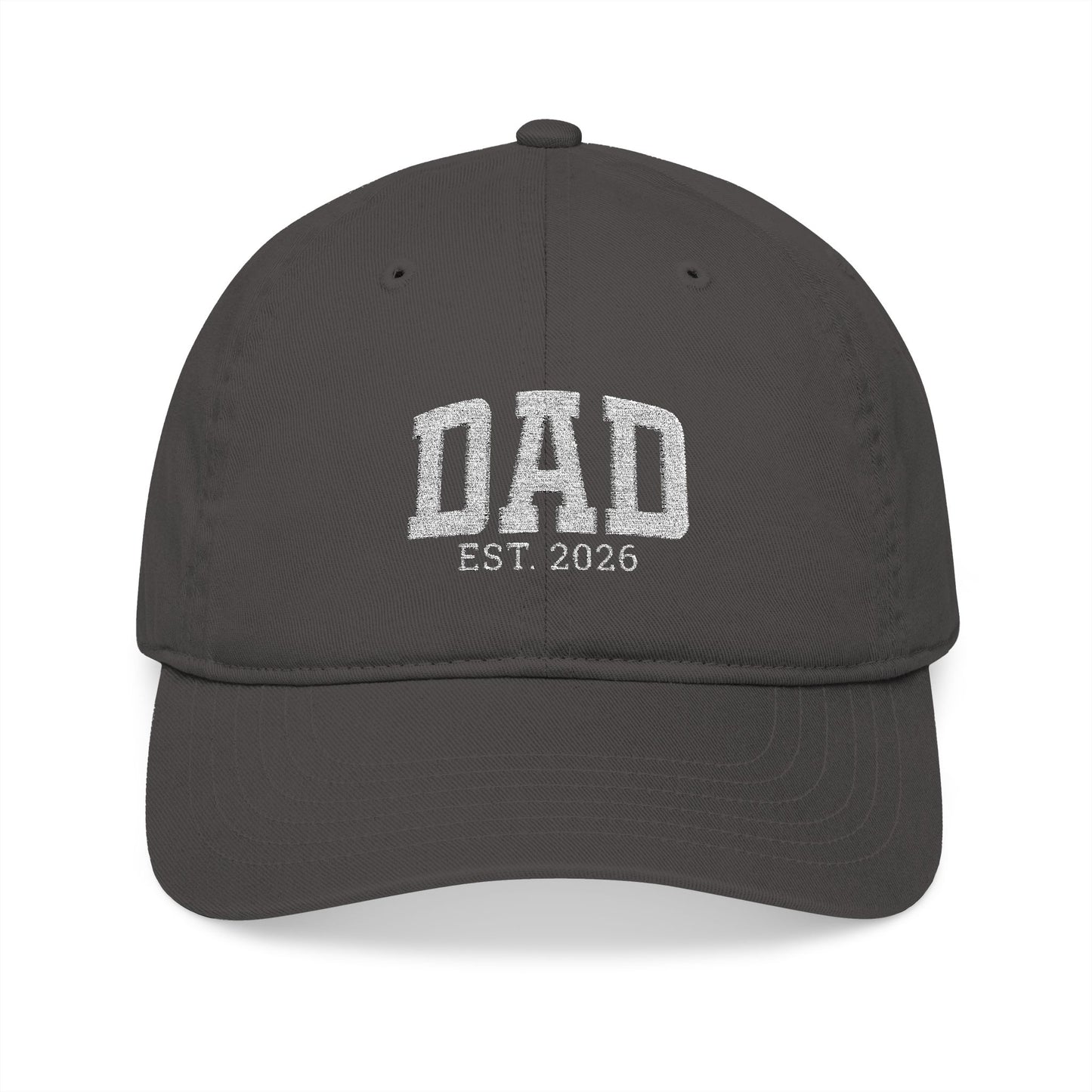 Organic Embroidered Baseball Cap for Dads