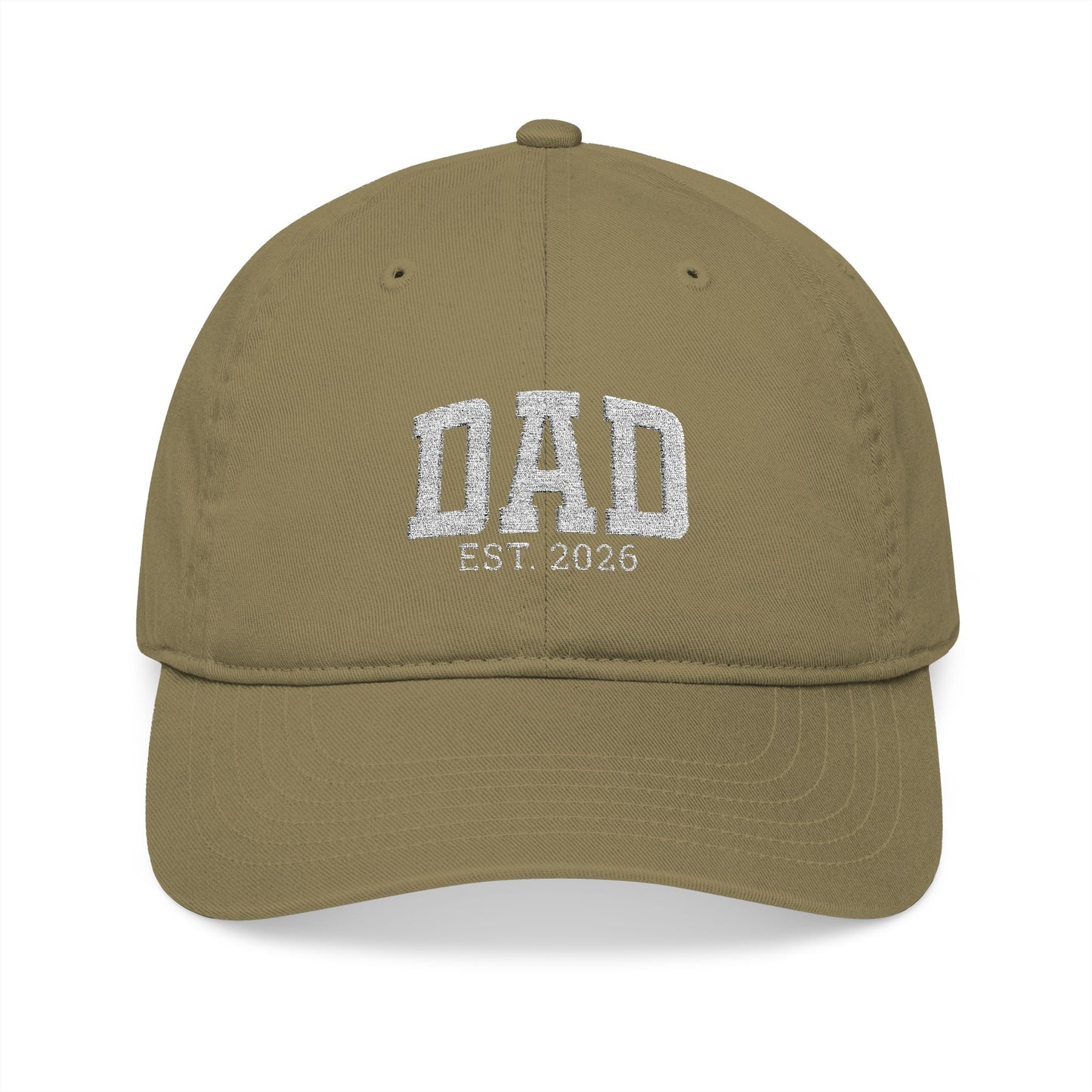Organic Embroidered Baseball Cap for Dads