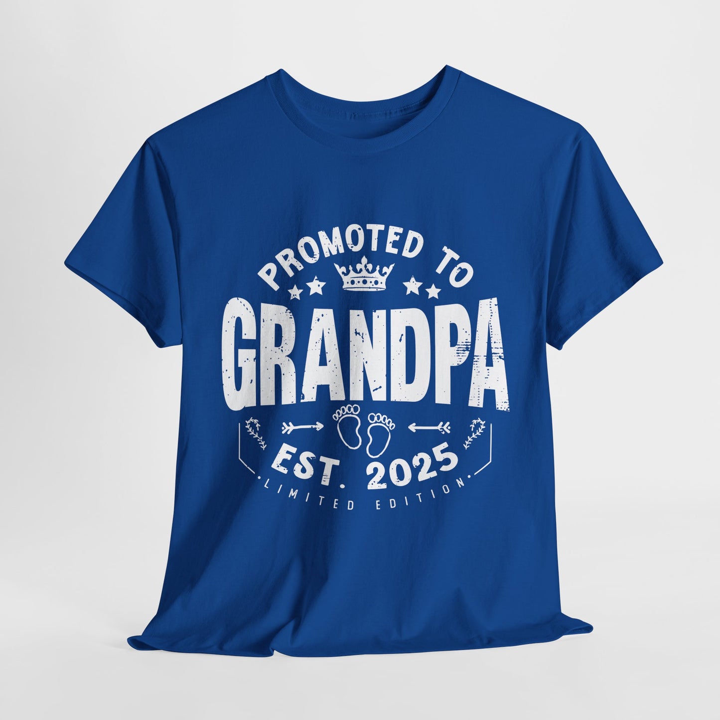 Promoted to Grandpa 2025 Vintage T-shirt