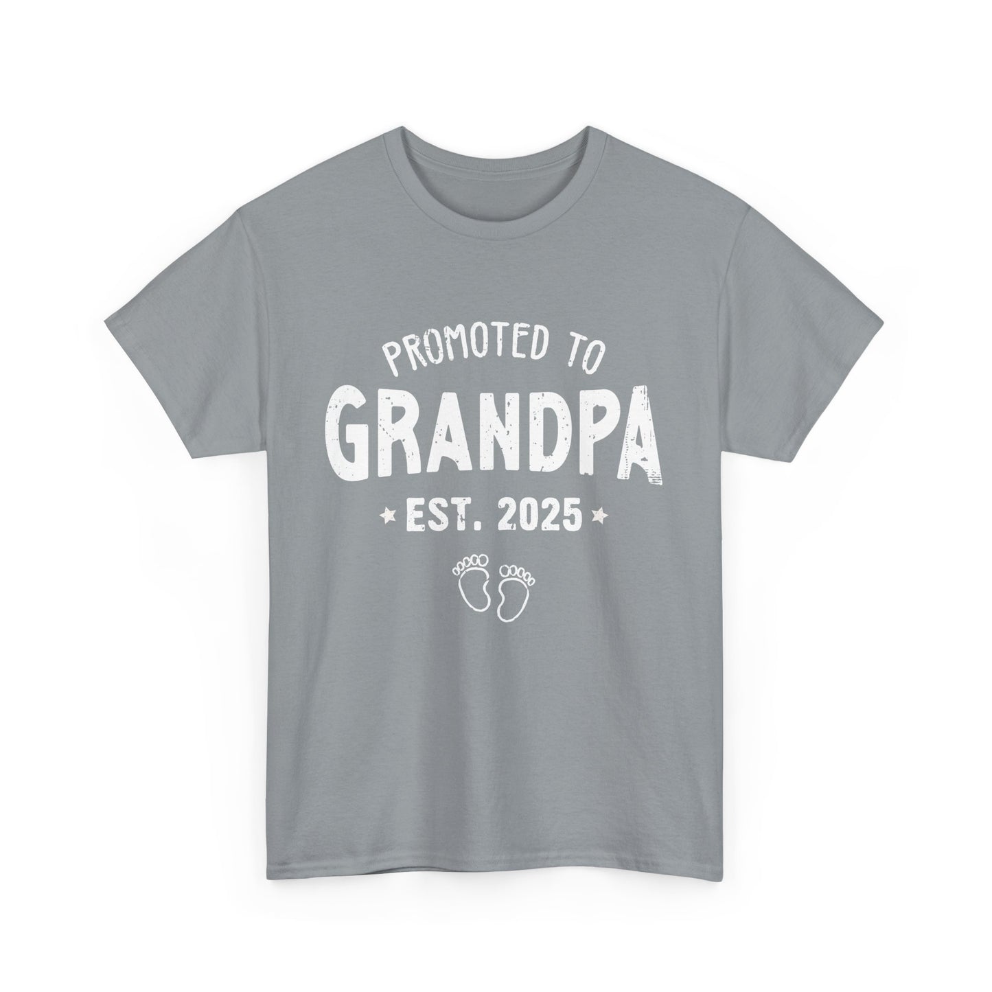 Promoted to Grandpa est 2025 T-Shirt