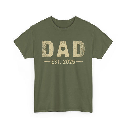 Dad est 2025 T-Shirt — Grunge Effect