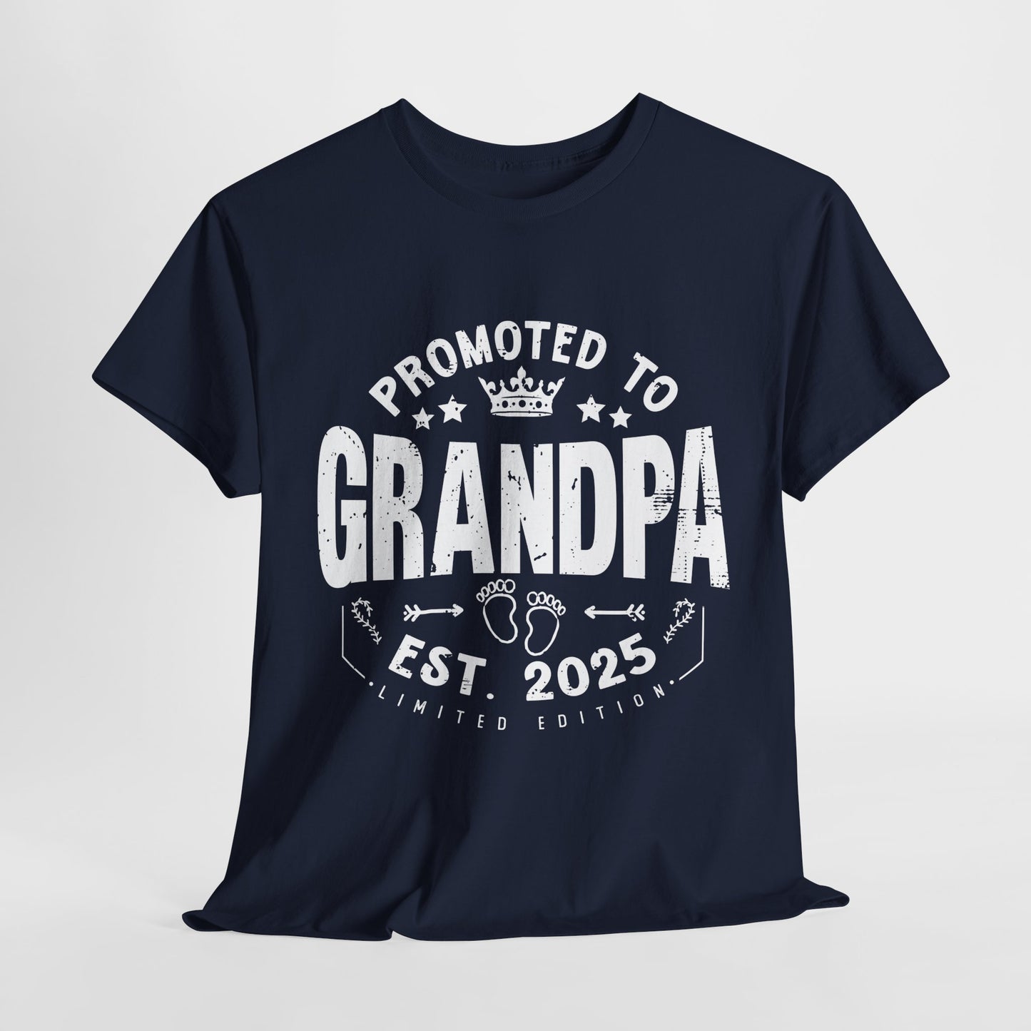 Promoted to Grandpa 2025 Vintage T-shirt