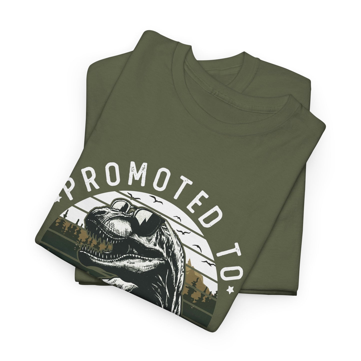Promoted to Daddy — Daddysaurus 2025 T-shirt