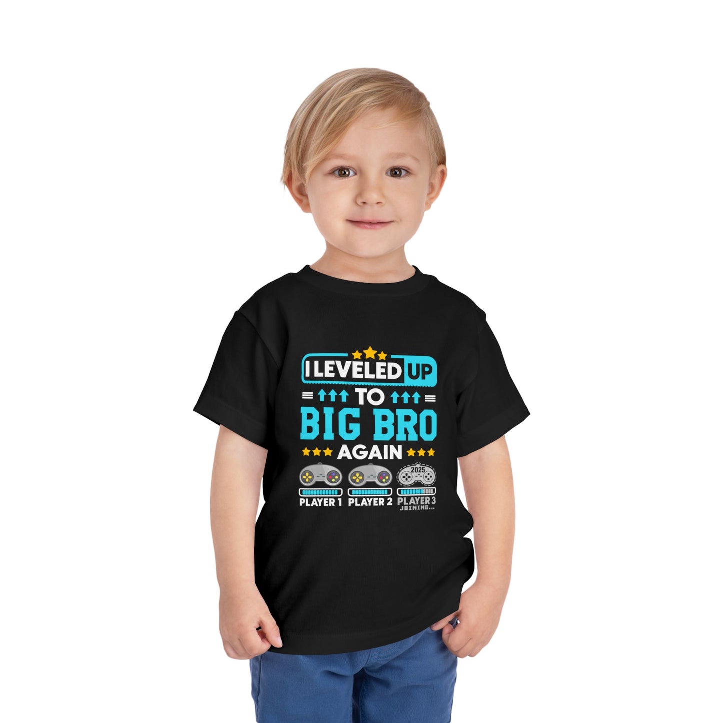 I Leveled Up To Big Bro Again 2025 T-Shirt
