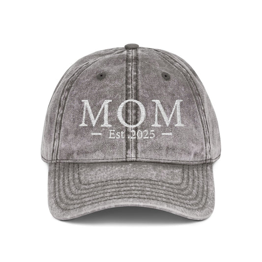 Embroidered Mom est 2025 Hat