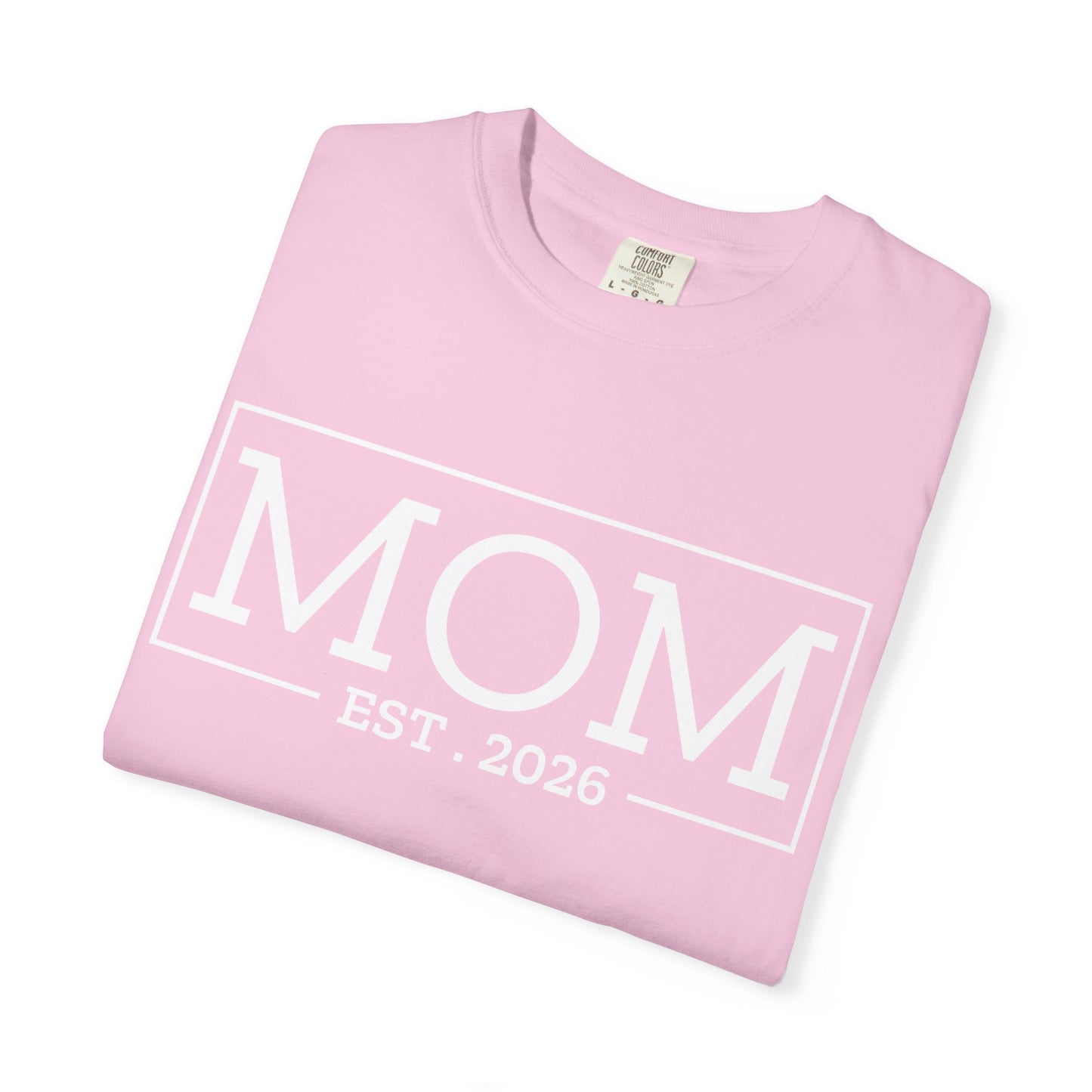 Mom Est. 2026 T-Shirt | Pregnancy Announcement Shirt | First Time Mom Reveal | Baby Announcement Gift