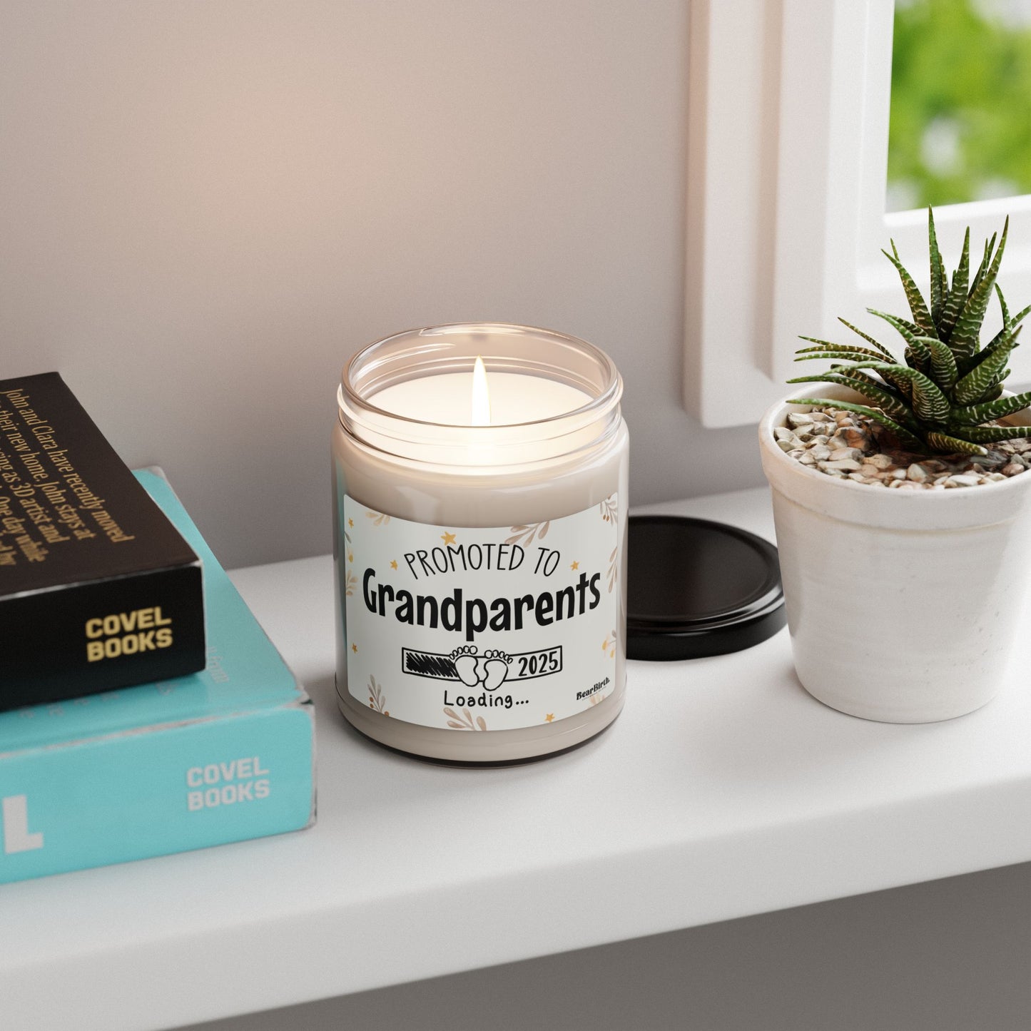 Promoted to Grandparents Scented Soy Candle