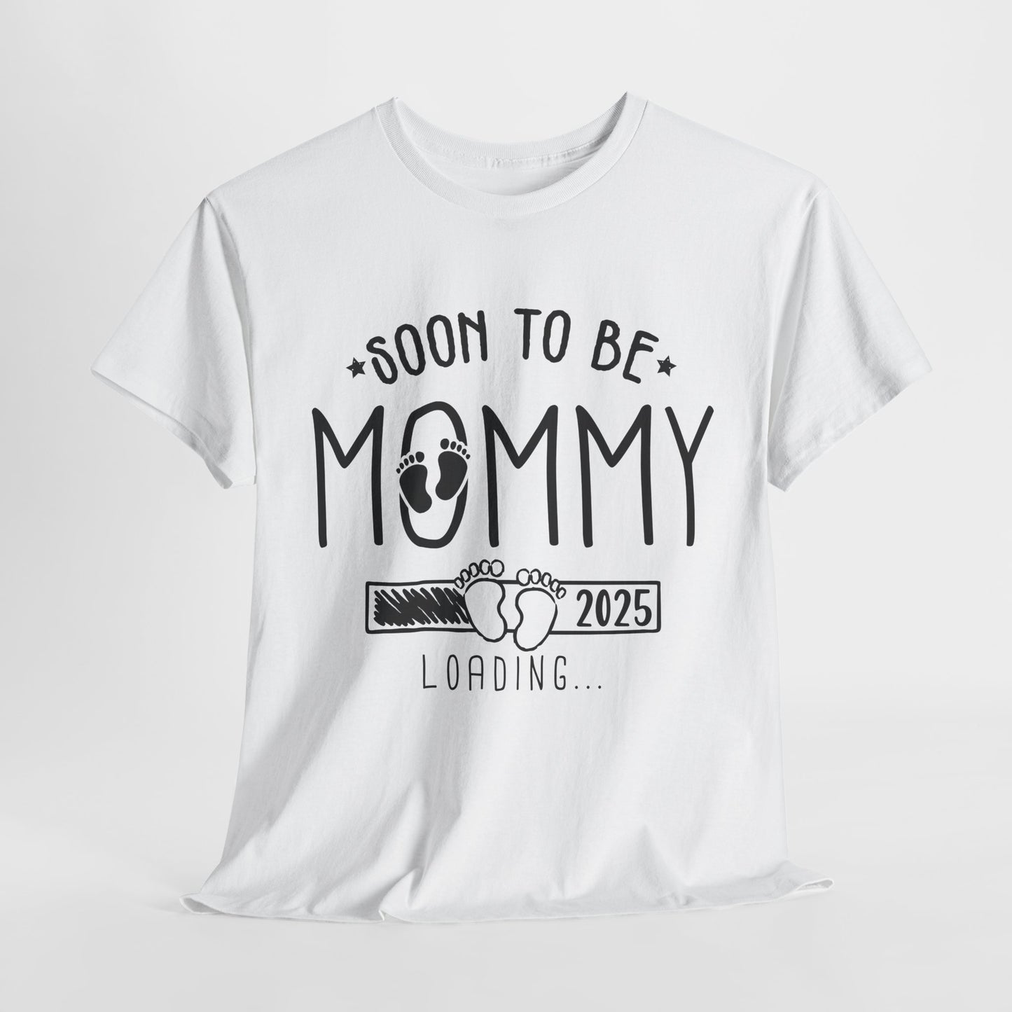 Soon To Be Mommy Loading 2025 T-shirt