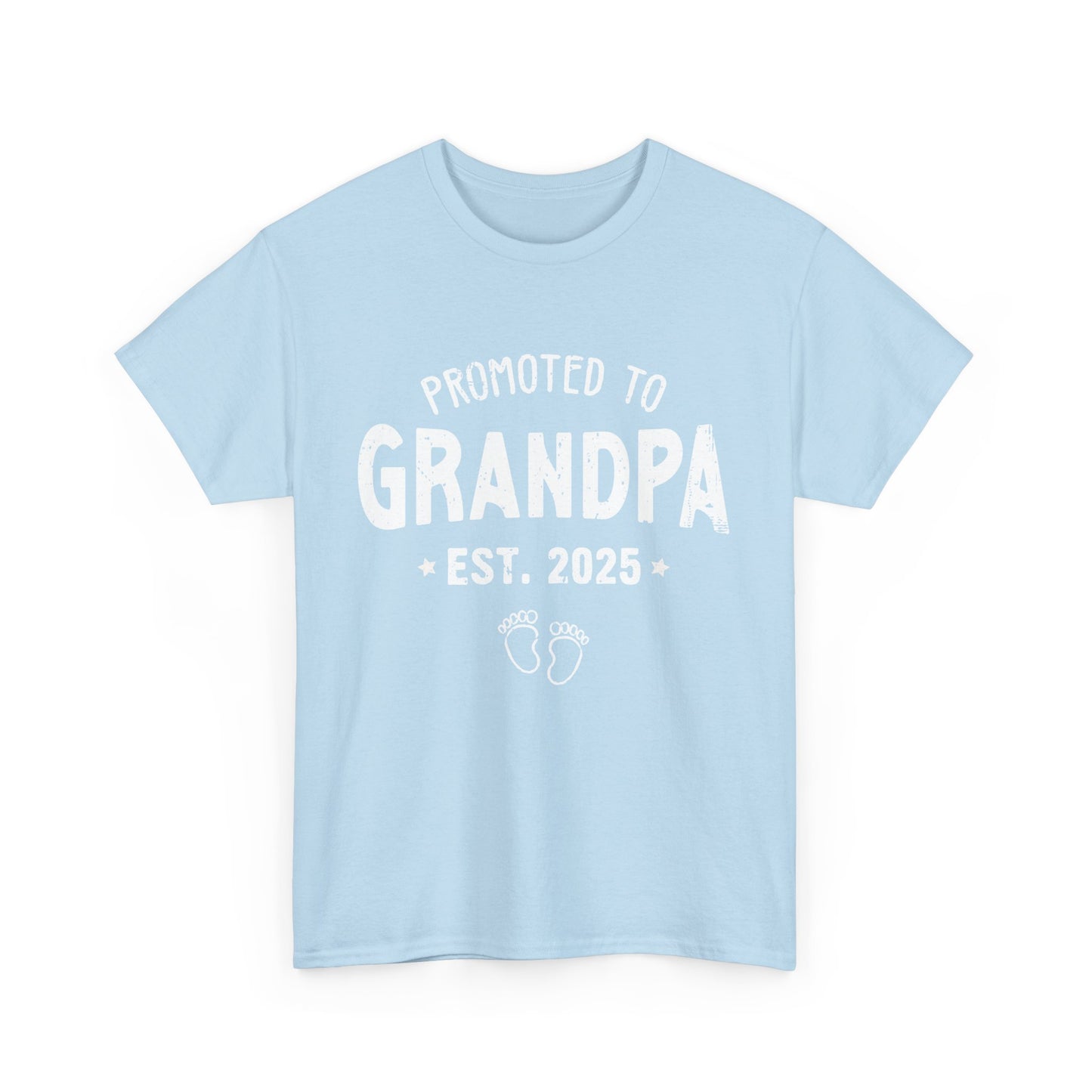Promoted to Grandpa est 2025 T-Shirt