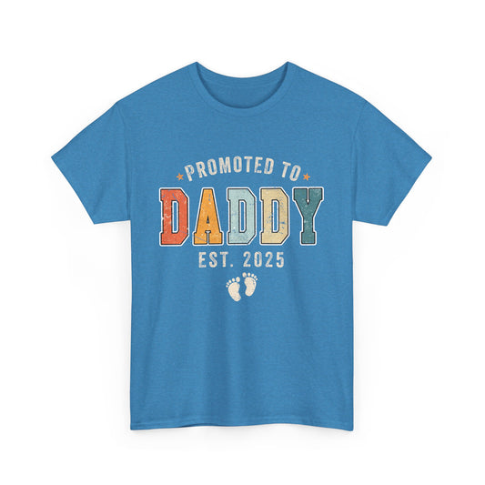 Promoted to Daddy 2025 Retro T-Shirt