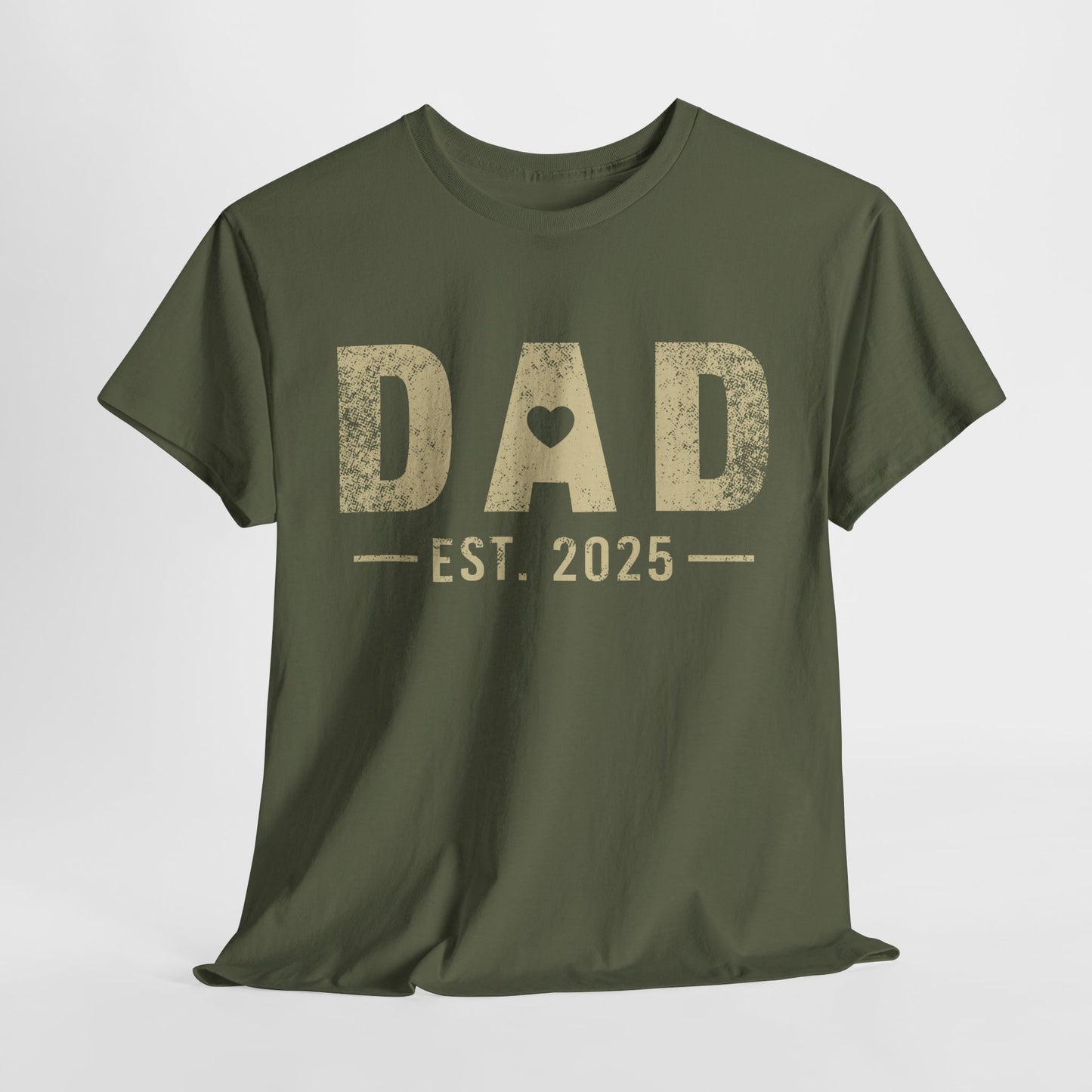 Dad est 2025 T-Shirt — Grunge Effect