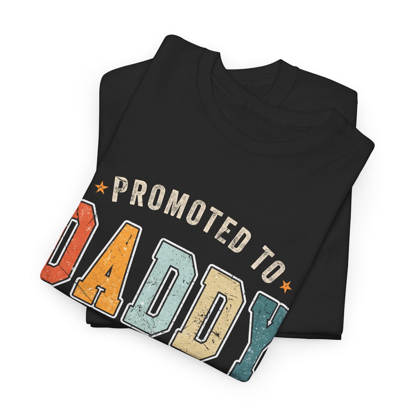 Promoted to Daddy 2025 Retro T-Shirt