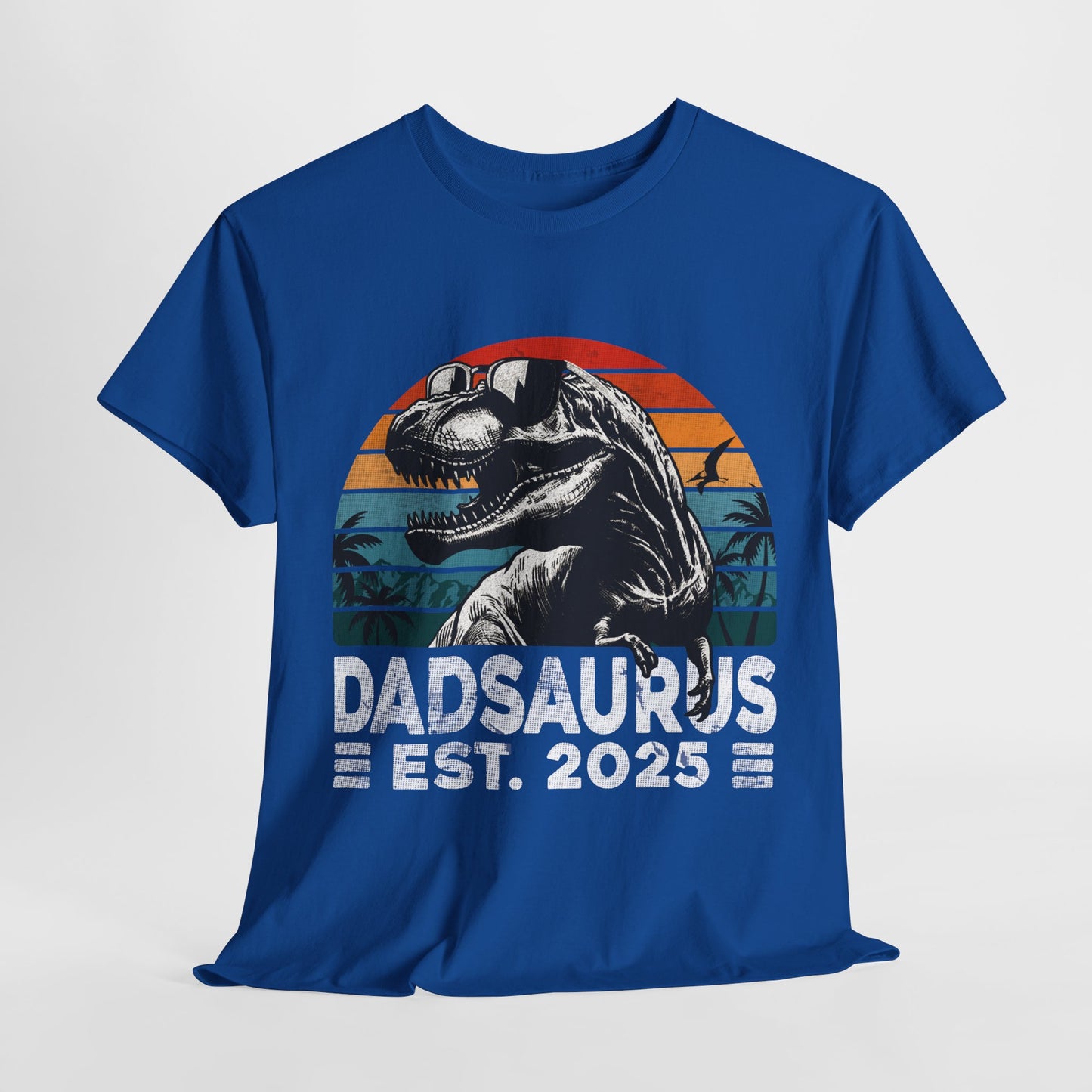 Dadsaurus est 2025 Dinosaur T-Shirt
