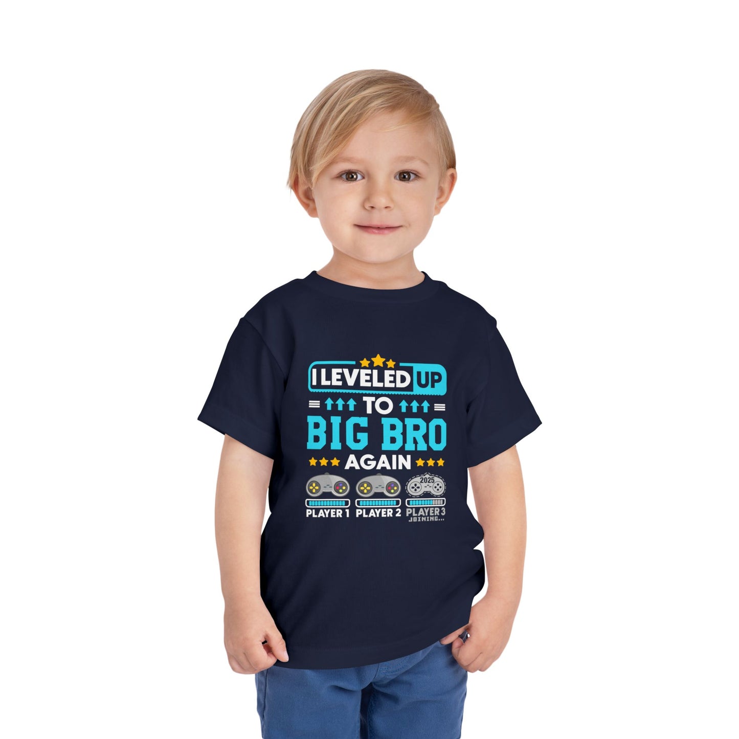 I Leveled Up To Big Bro Again 2025 T-Shirt