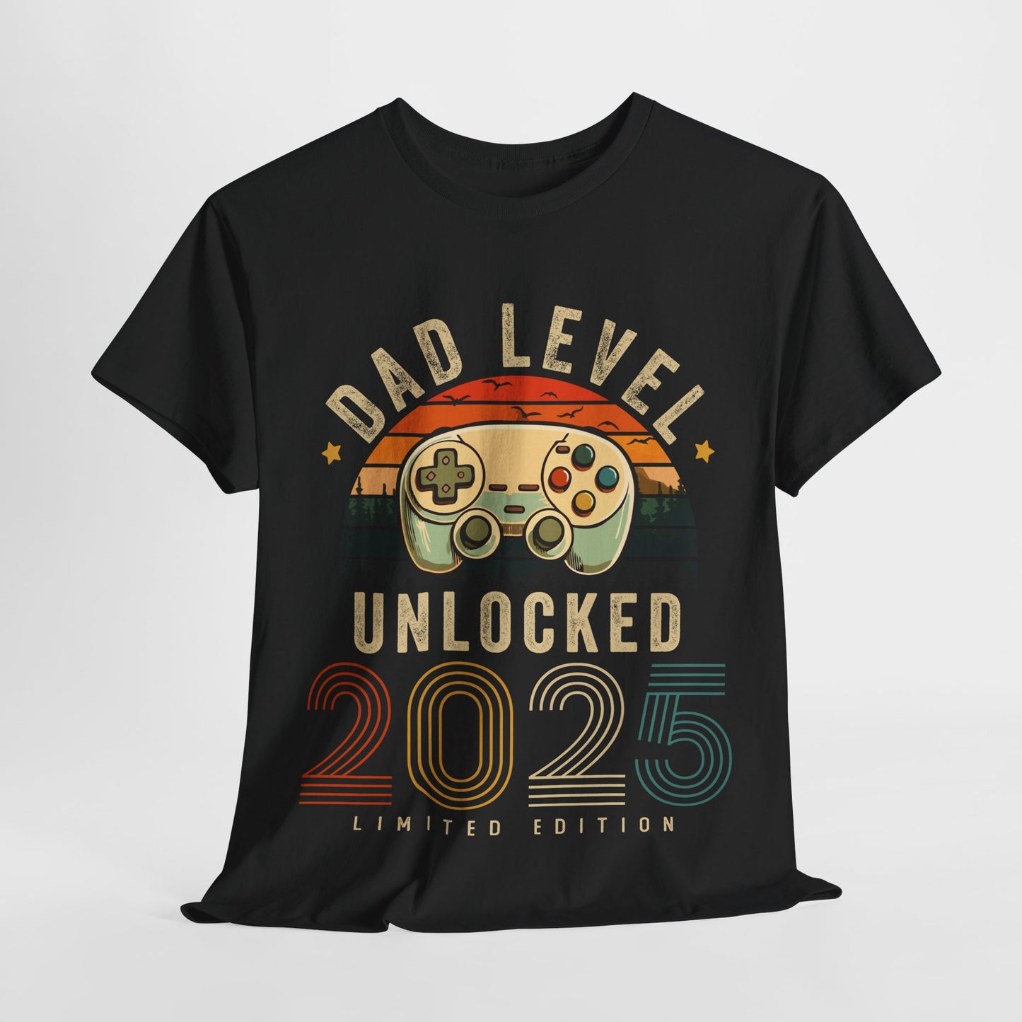 Dad Level Unlocked 2025 T-Shirt