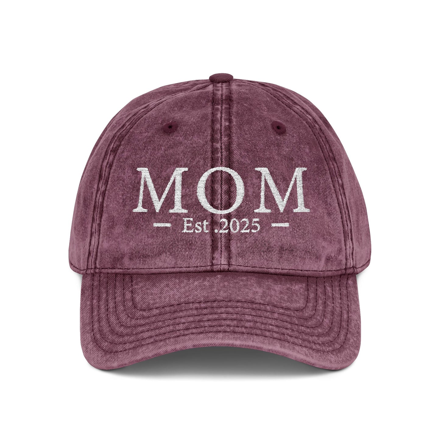 Embroidered Mom est 2025 Hat