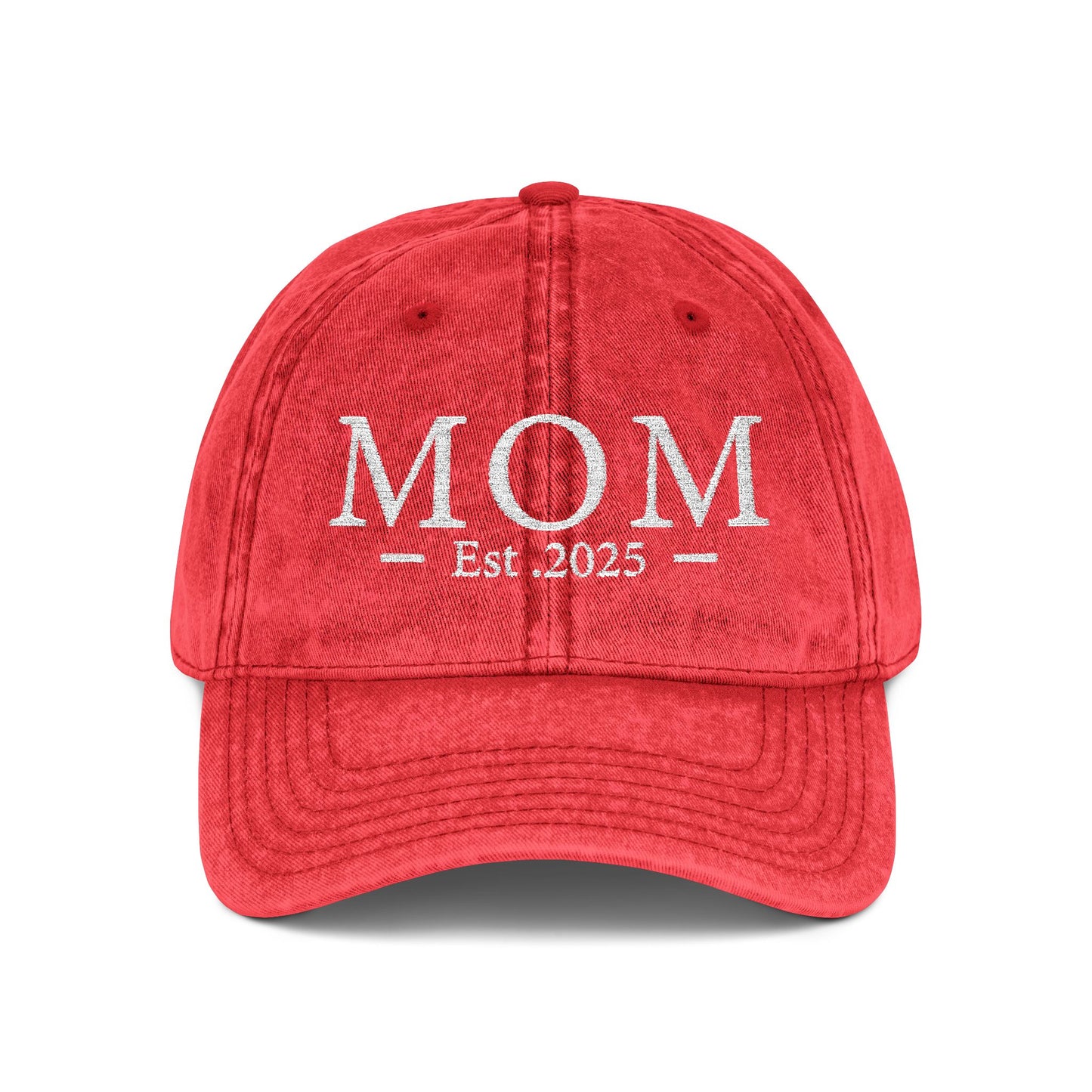 Embroidered Mom est 2025 Hat