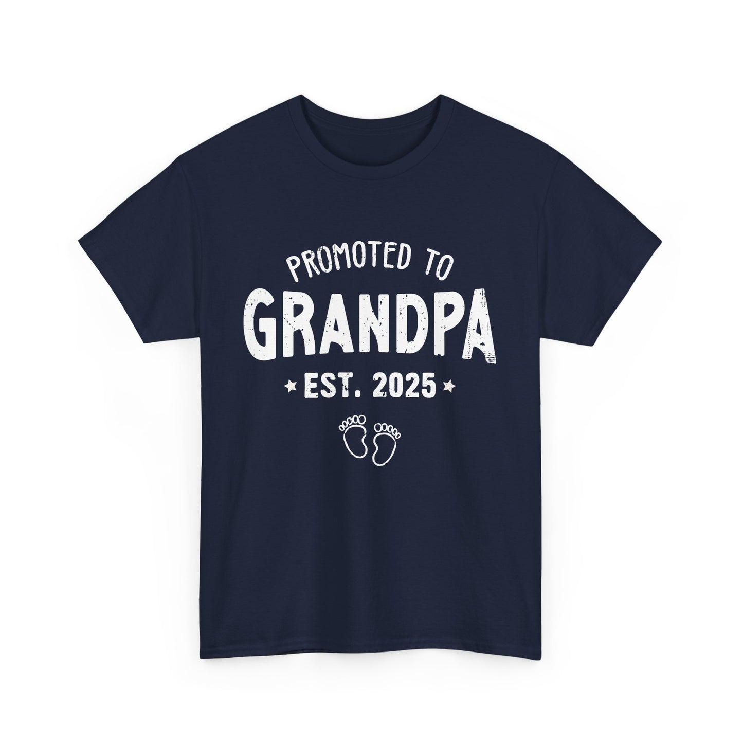 Promoted to Grandpa est 2025 T-Shirt