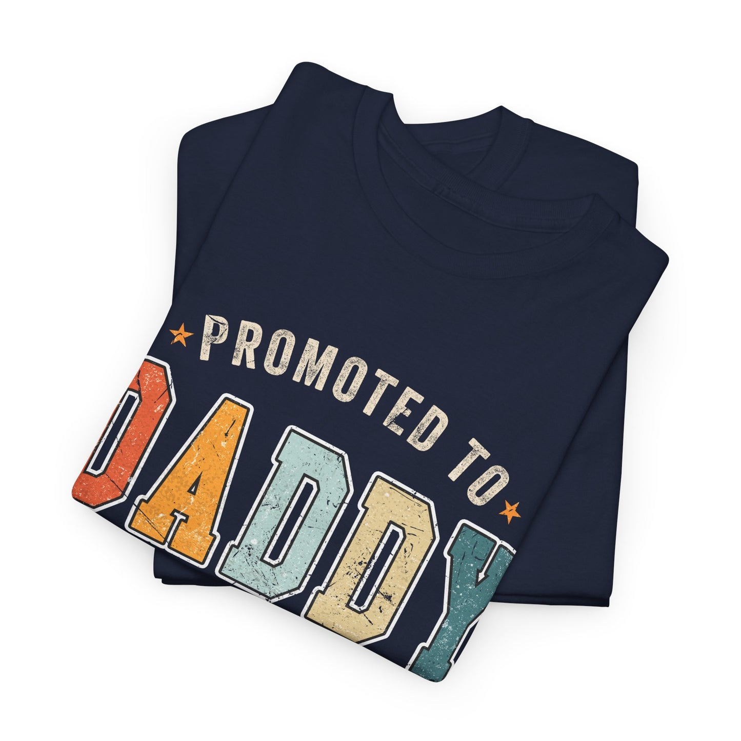 Promoted to Daddy 2025 Retro T-Shirt