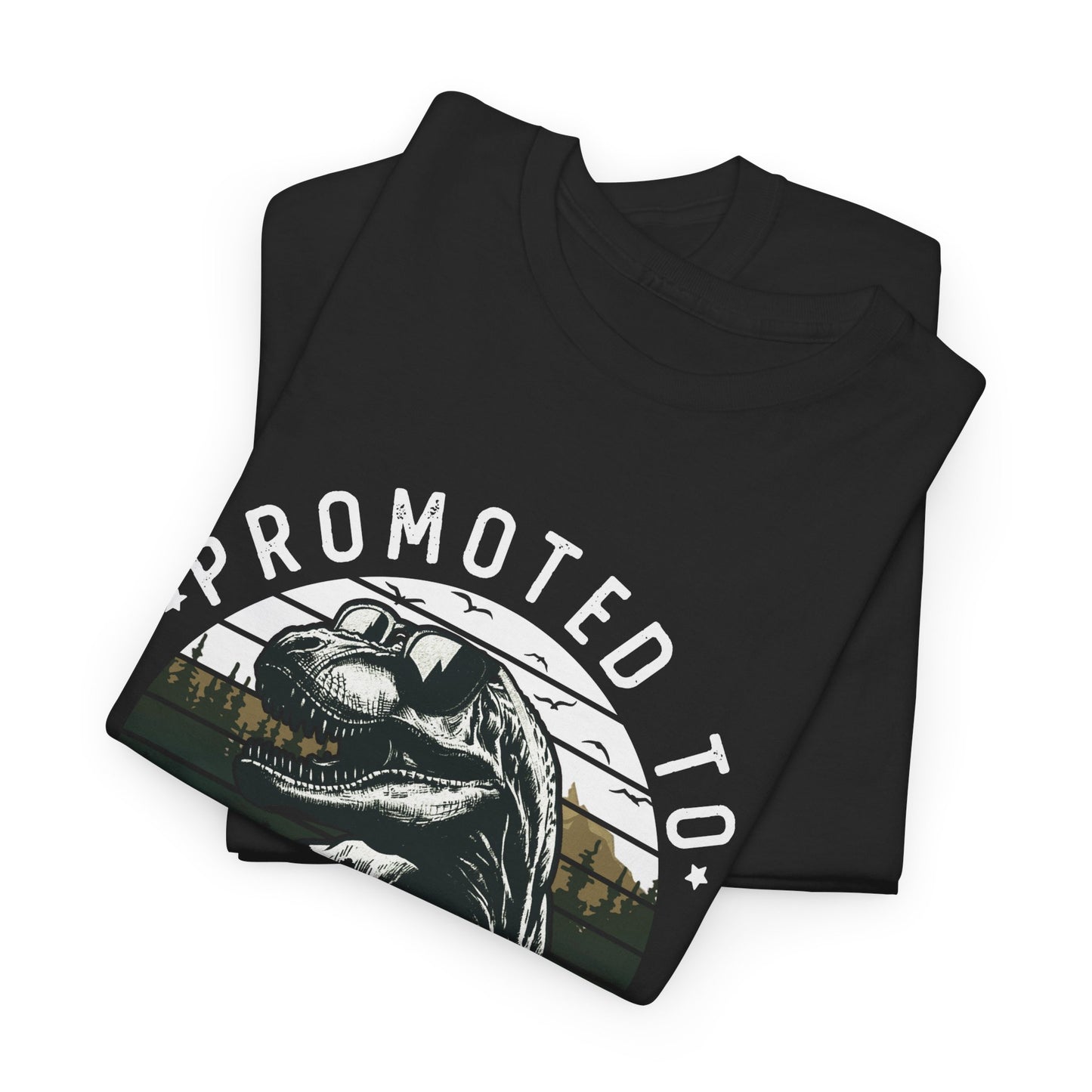 Promoted to Daddy — Daddysaurus 2025 T-shirt