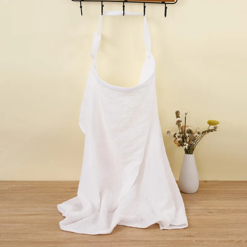 Breathable Cotton Muslin Nursing Cover