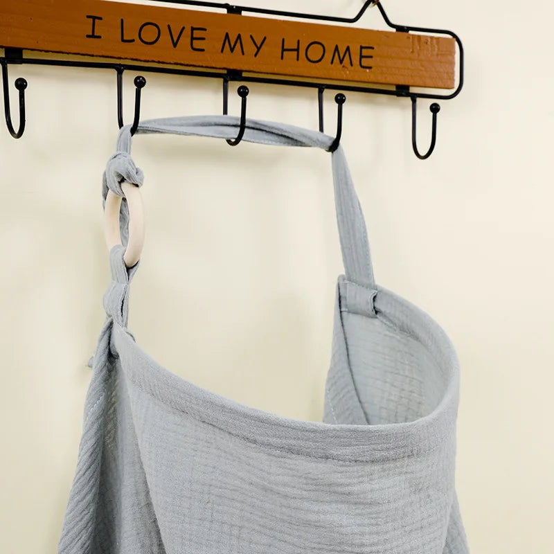 Breathable Cotton Muslin Nursing Cover