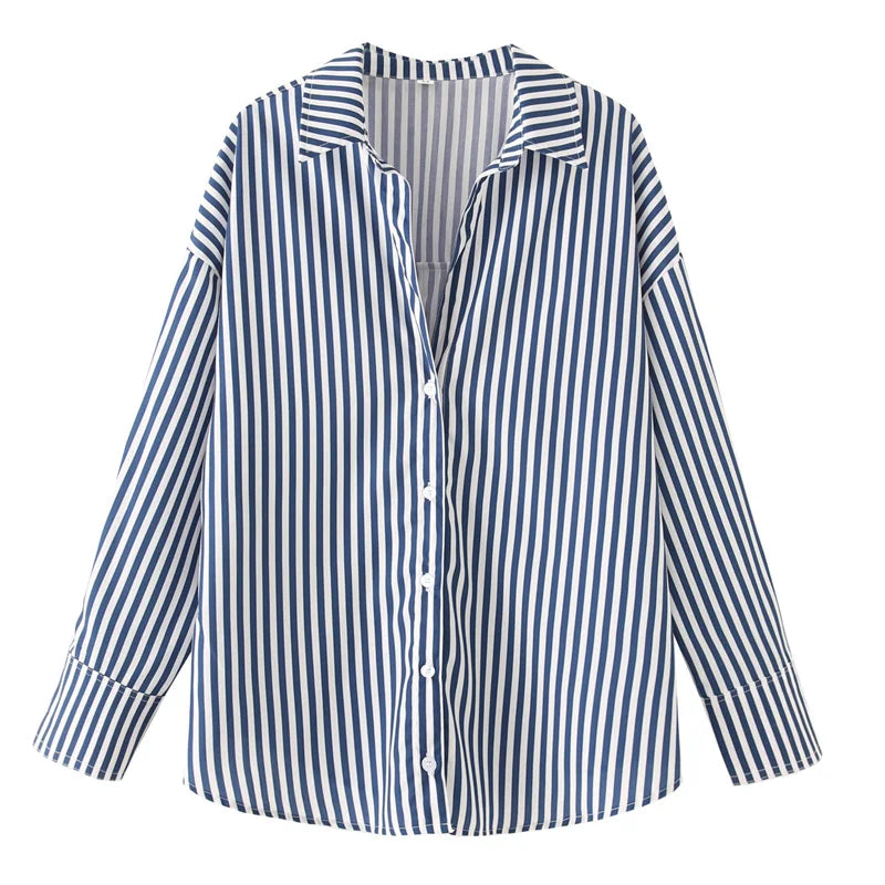 Leen - Classic Oversized Button-Up Shirt