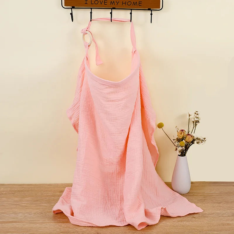 Breathable Cotton Muslin Nursing Cover
