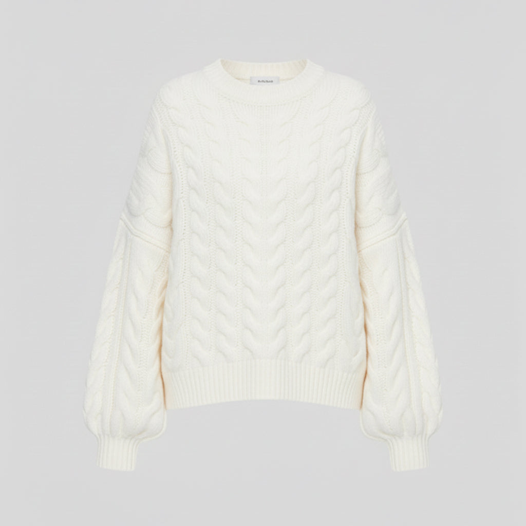 Amelia - Cable-Knit Oversized Sweater