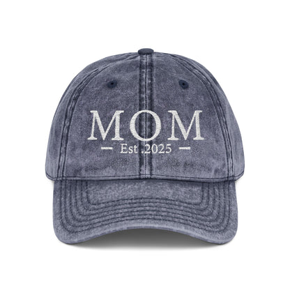 Embroidered Mom est 2025 Hat