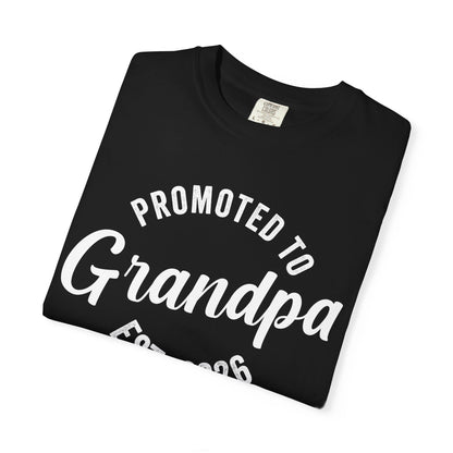 Promoted to Grandpa 2026 T-Shirt