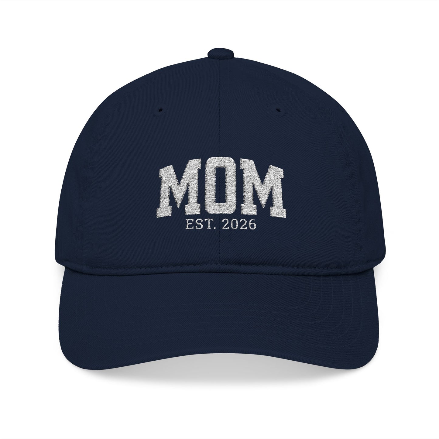 Organic Embroidered Baseball Cap for Moms