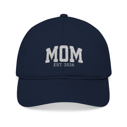 Organic Embroidered Baseball Cap for Moms
