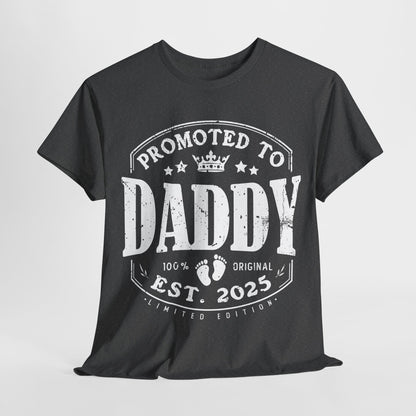 Promoted to Daddy 2025 T-Shirt