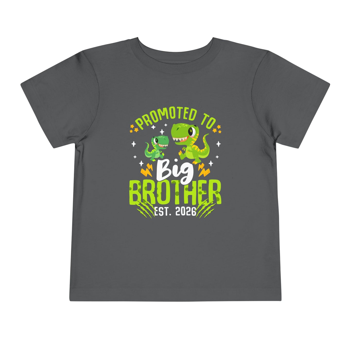 Promoted to Big Brother 2026 Dinosaur Toddler T-shirt