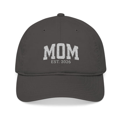 Organic Embroidered Baseball Cap for Moms