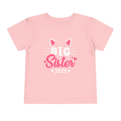 Big Sister 2025 Cat T-Shirt