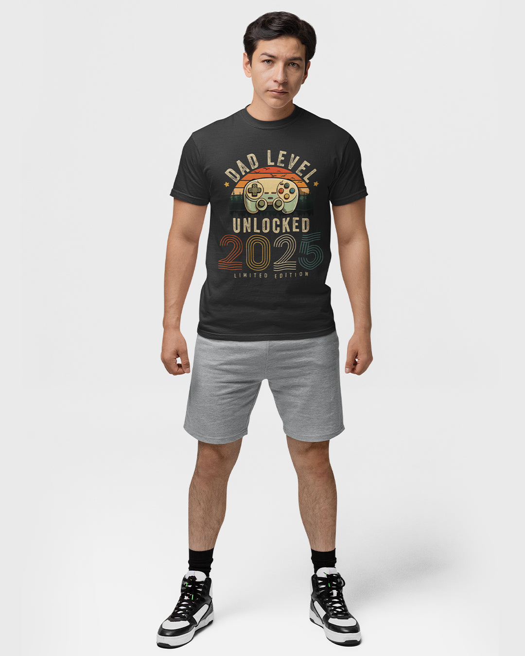 Dad Level Unlocked 2025 T-Shirt