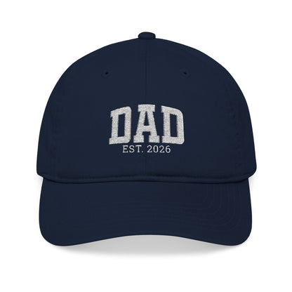 Organic Embroidered Baseball Cap for Dads