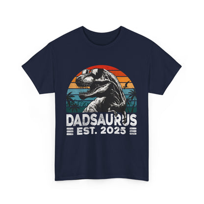 Dadsaurus est 2025 Dinosaur T-Shirt