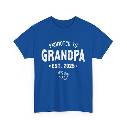 Promoted to Grandpa est 2025 T-Shirt