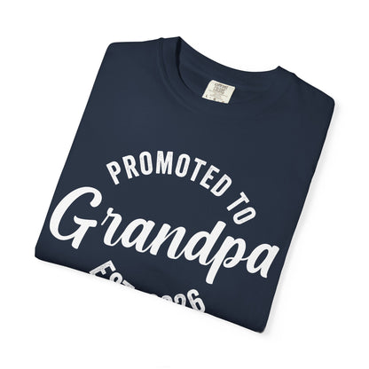 Promoted to Grandpa 2026 T-Shirt