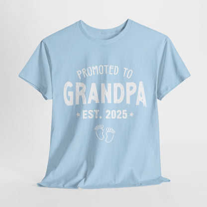 Promoted to Grandpa est 2025 T-Shirt