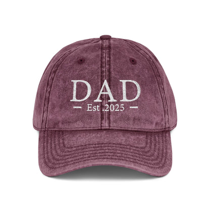 Vintage Dad Cap est 2025
