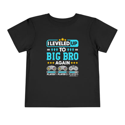 I Leveled Up To Big Bro Again 2025 T-Shirt