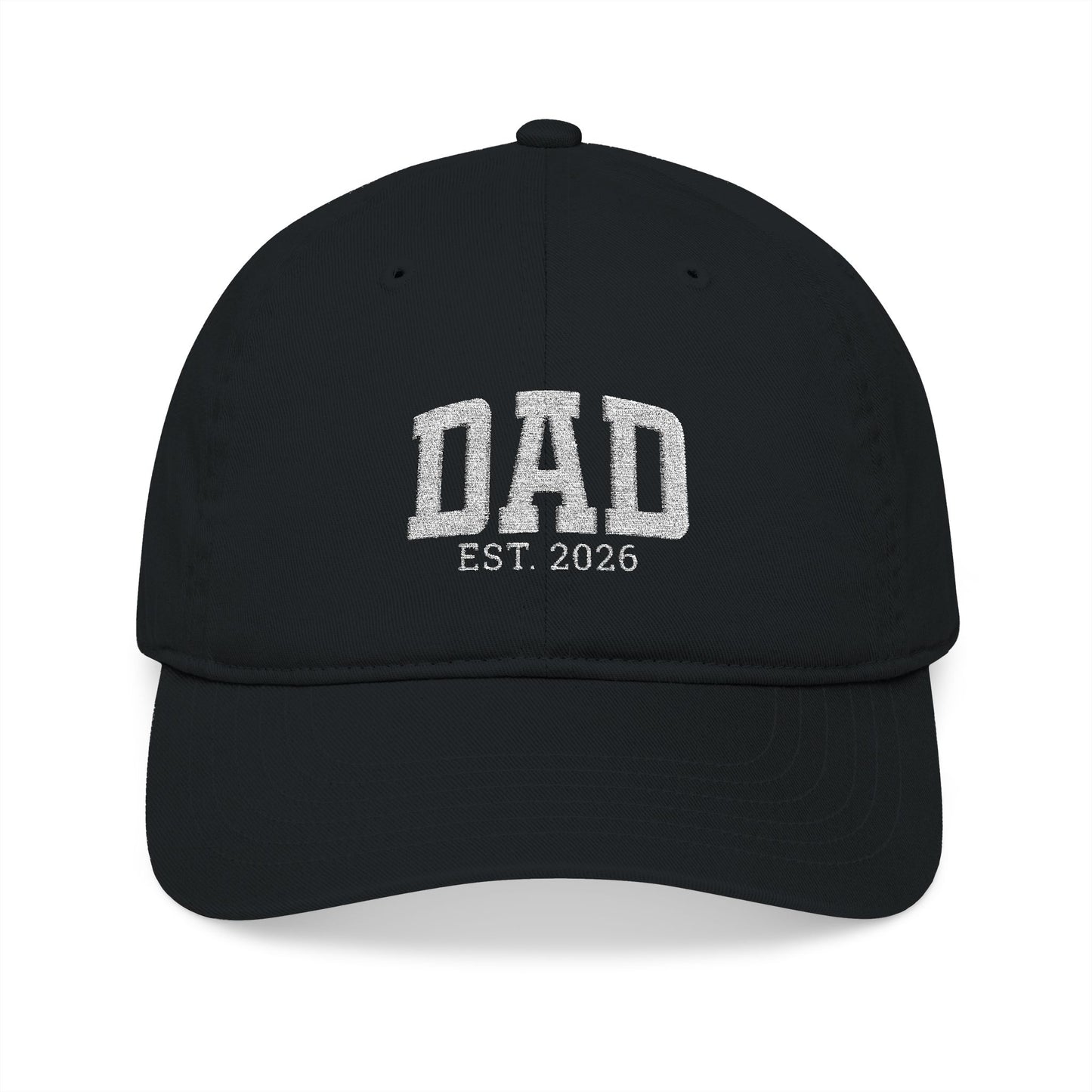 Organic Embroidered Baseball Cap for Dads