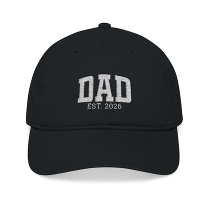 Organic Embroidered Baseball Cap for Dads