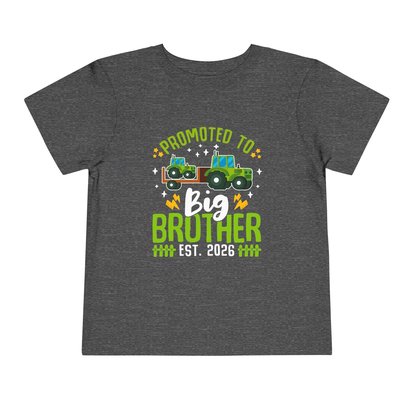 Promoted to Big Brother 2026 Tractor Toddler T-Shirt