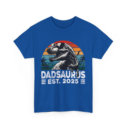 Dadsaurus est 2025 Dinosaur T-Shirt