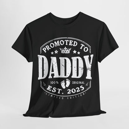 Promoted to Daddy 2025 T-Shirt